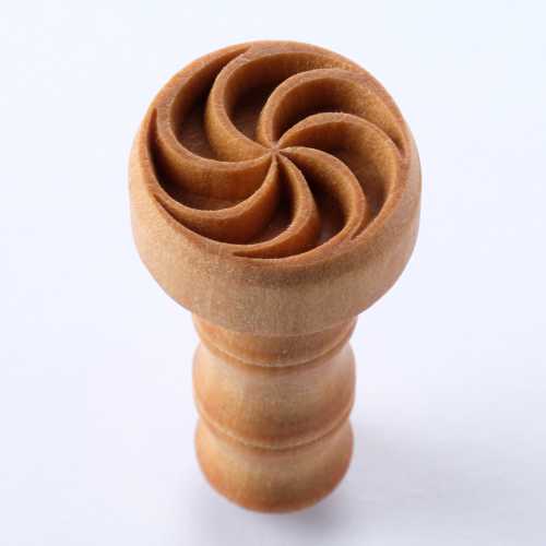 MKM Rotating Star 2.5cm wood stamp